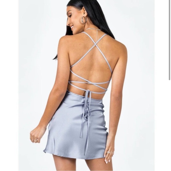 Pretty light blue princess polly dress - Picture 2 of 2